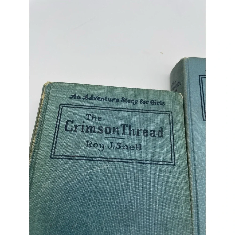 The Crimson Thread /‎ Thirteenth Ring By Roy J. Snell Hardcovers 1925 Vintage
